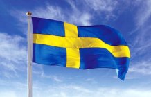 Svenska flaggan blågul